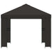 Paviljoen 3 x 3 m Antracietkleurig Polyester en staal 190 gsm