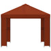 Paviljoen 3 x 3 m Terracotta Polyester en staal 190 gsm