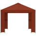 Paviljoen 3 x 3 m Terracotta Polyester en staal 190 gsm