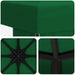 Paviljoen 3 x 3 m Groen Polyester en staal 190 gsm
