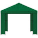 Paviljoen 3 x 3 m Groen Polyester en staal 190 gsm