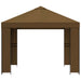 Paviljoen 3 x 3 m Taupe Polyester en staal 190 gsm