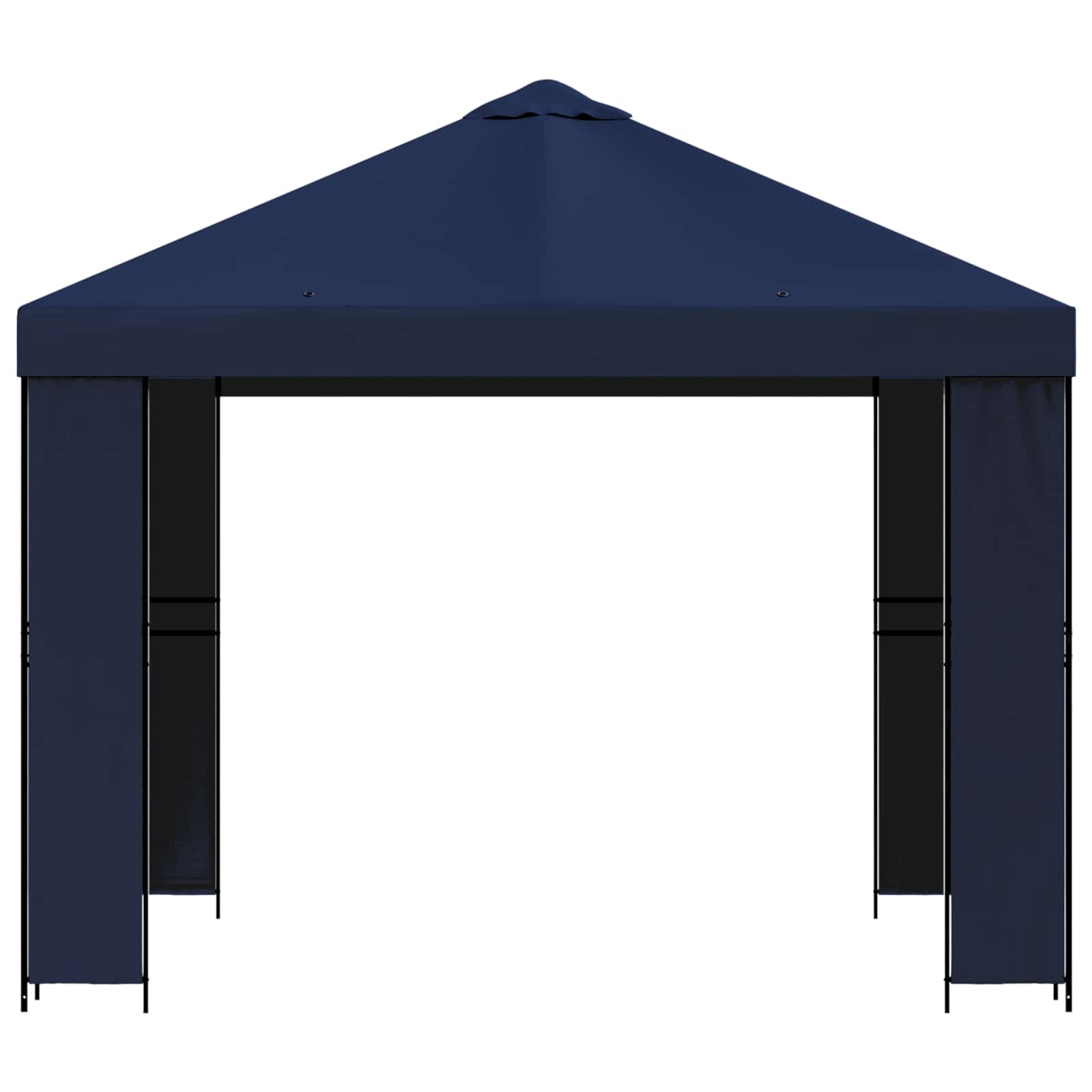 Paviljoen 3 x 3 m Blauw Polyester en staal 190 gsm