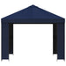 Paviljoen 3 x 3 m Blauw Polyester en staal 190 gsm