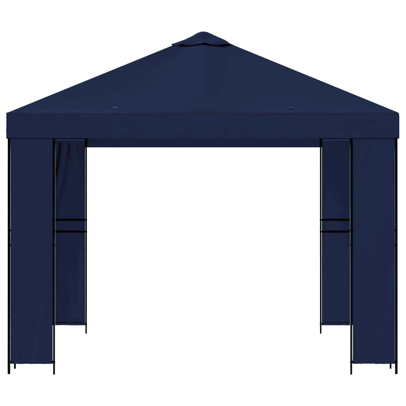 Paviljoen 3 x 3 m Blauw Polyester en staal 190 gsm