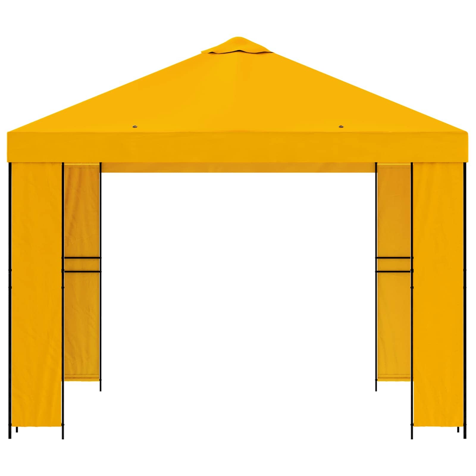 Paviljoen 3 x 3 m Geel Polyester en staal 190 gsm
