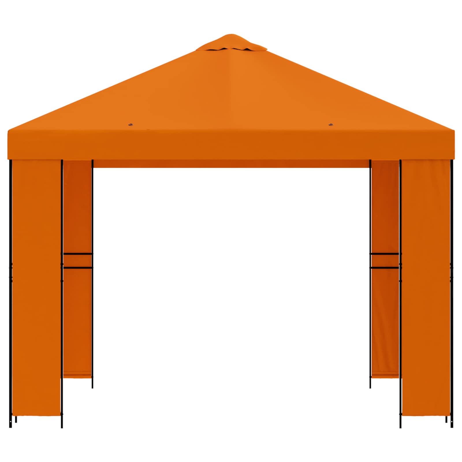 Paviljoen 3 x 3 m Oranje Polyester en staal 190 gsm