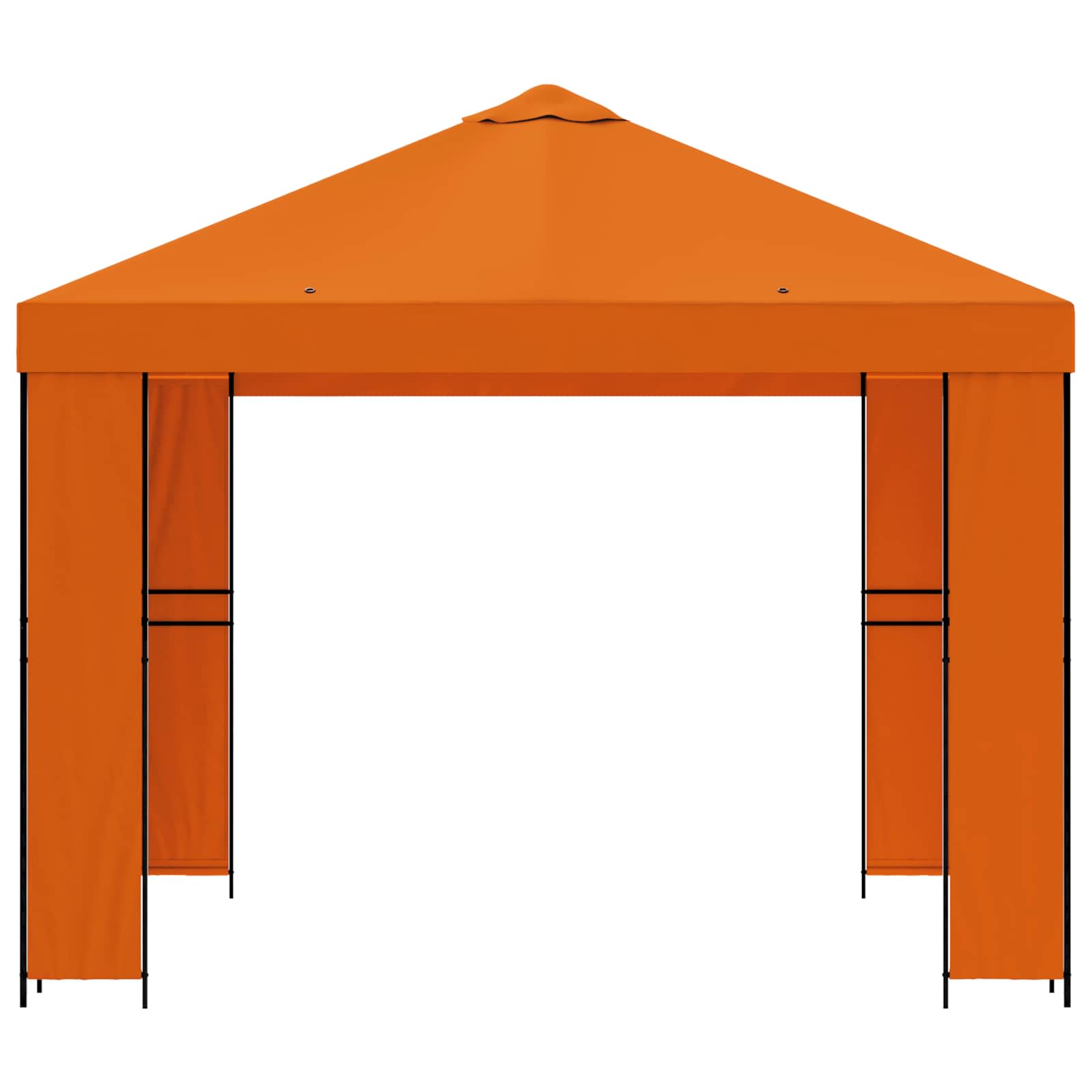 Paviljoen 3 x 3 m Oranje Polyester en staal 190 gsm