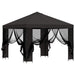 Tuin Gazebo met Zijwanden 3 x 3 m Antracietkleurig
