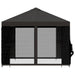 Tuin Gazebo met Zijwanden 3 x 3 m Antracietkleurig