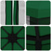 Tuin Gazebo met Zijwanden 3 x 3 m Groen Polyester en staal