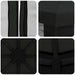Tuin Gazebo met Zijwanden 3 x 3 m Zwart Polyester en staal