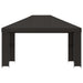 Paviljoen 4 × 3 m Antracietkleurig Polyester en staal 190 gsm