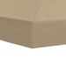 Gazebo Luifel Dekking 6 x 3 m Beige Polyester 190 gsm
