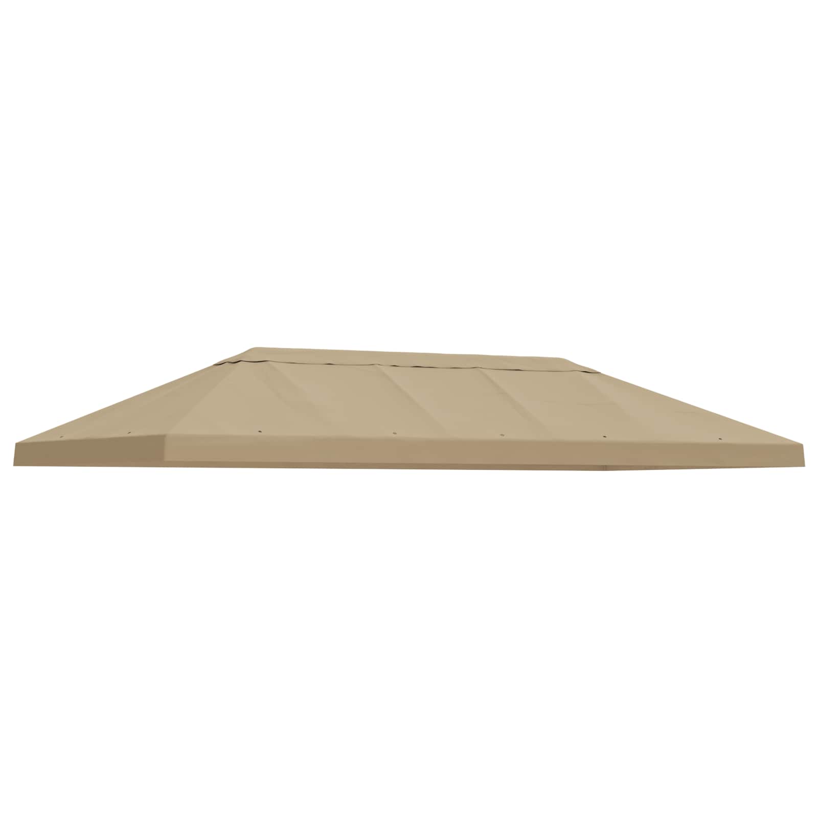 Gazebo Luifel Dekking 6 x 3 m Beige Polyester 190 gsm