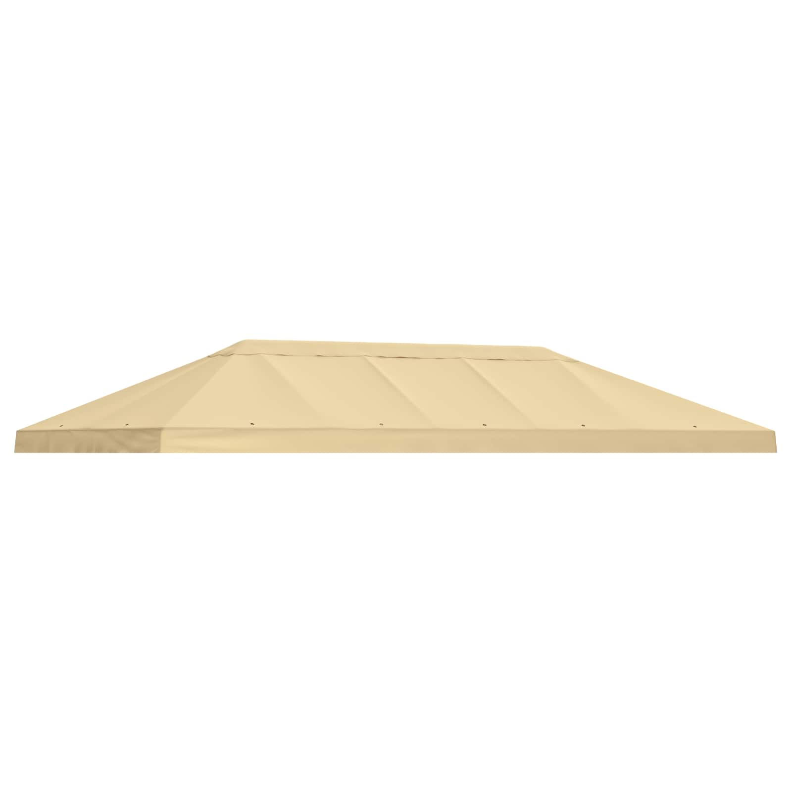 Gazebo Luifel Dekking 6 x 3 m Crèmekleurig Polyester 190 gsm