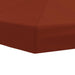 Gazebo Luifel Dekking 6 x 3 m Terracotta Polyester 190 gsm