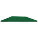 Gazebo Luifel Dekking 6 x 3 m Groen Polyester 190 gsm