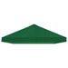 Gazebo Luifel Dekking 6 x 3 m Groen Polyester 190 gsm