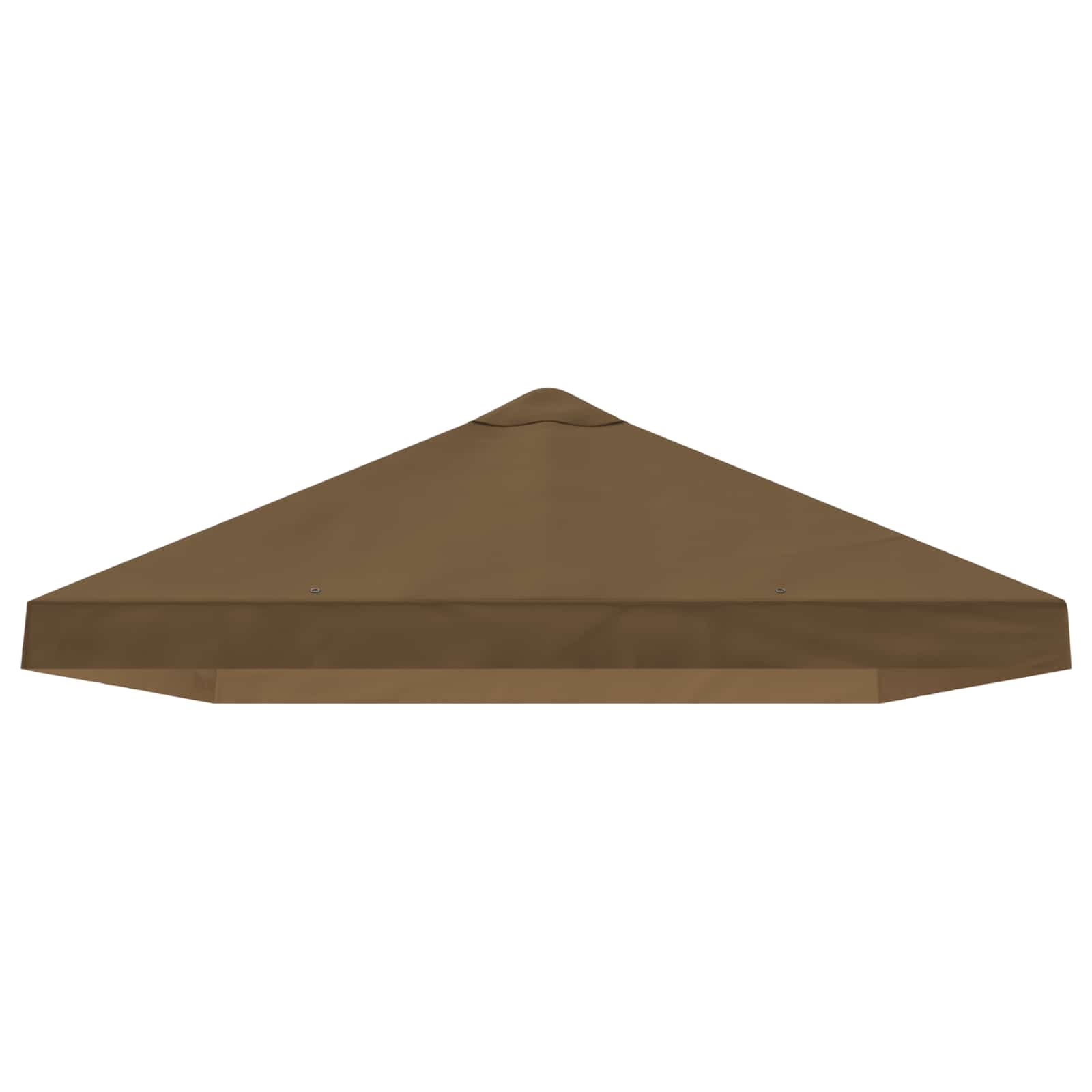 Gazebo Luifel Dekking 6 x 3 m Taupe Polyester 190 gsm