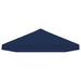 Gazebo Luifel Dekking 6 x 3 m Blauw Polyester 190 gsm
