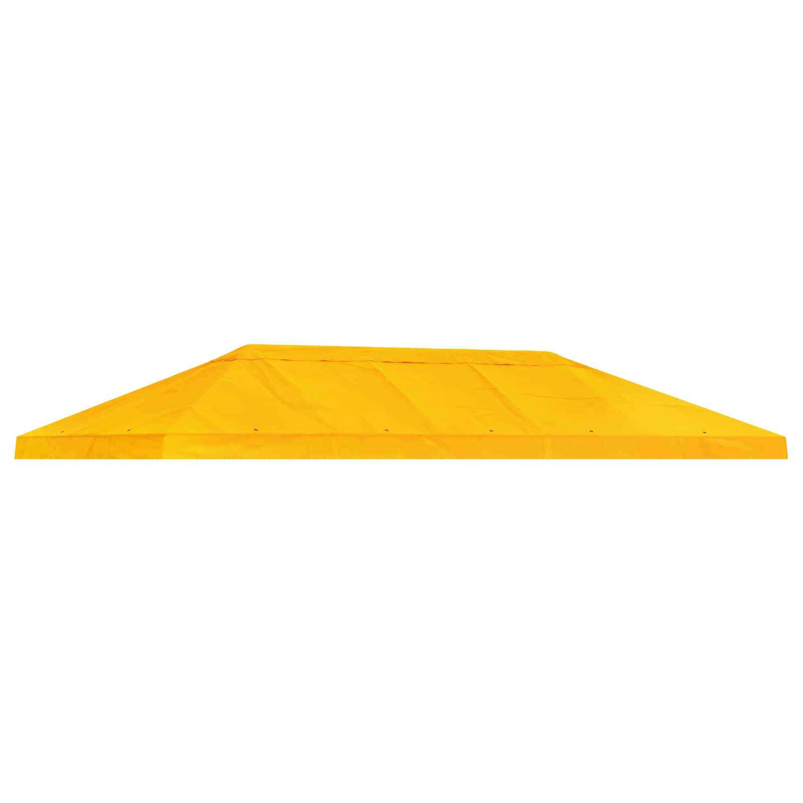 Gazebo Luifel Dekking 6 x 3 m Geel Polyester 190 gsm