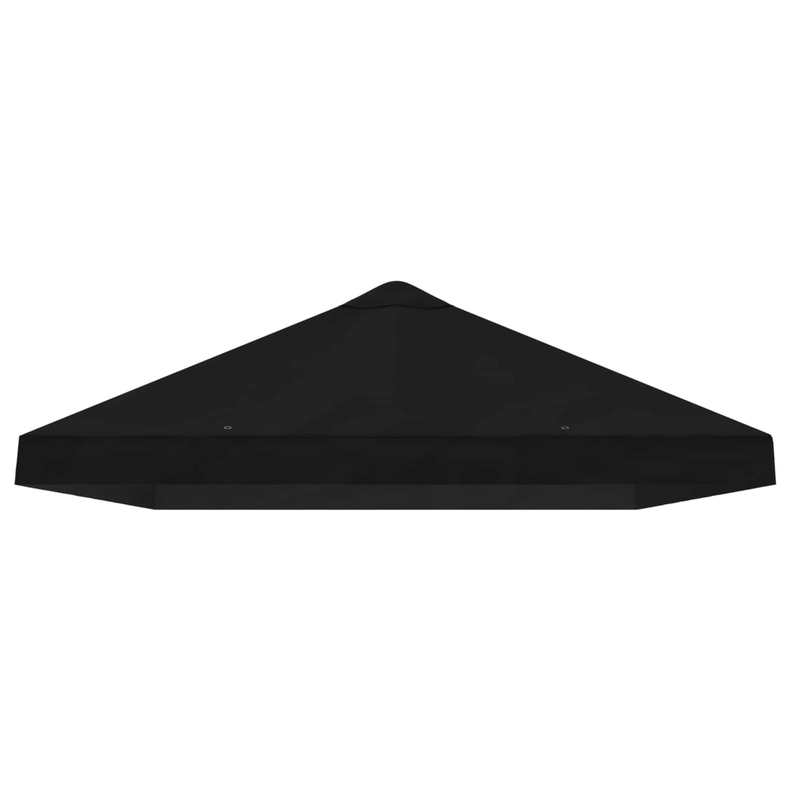 Gazebo Luifel Dekking 6 x 3 m Zwart Polyester 190 gsm