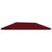 Gazebo Luifel Dekking 6 x 3 m Bordeauxrood Polyester 190 gsm
