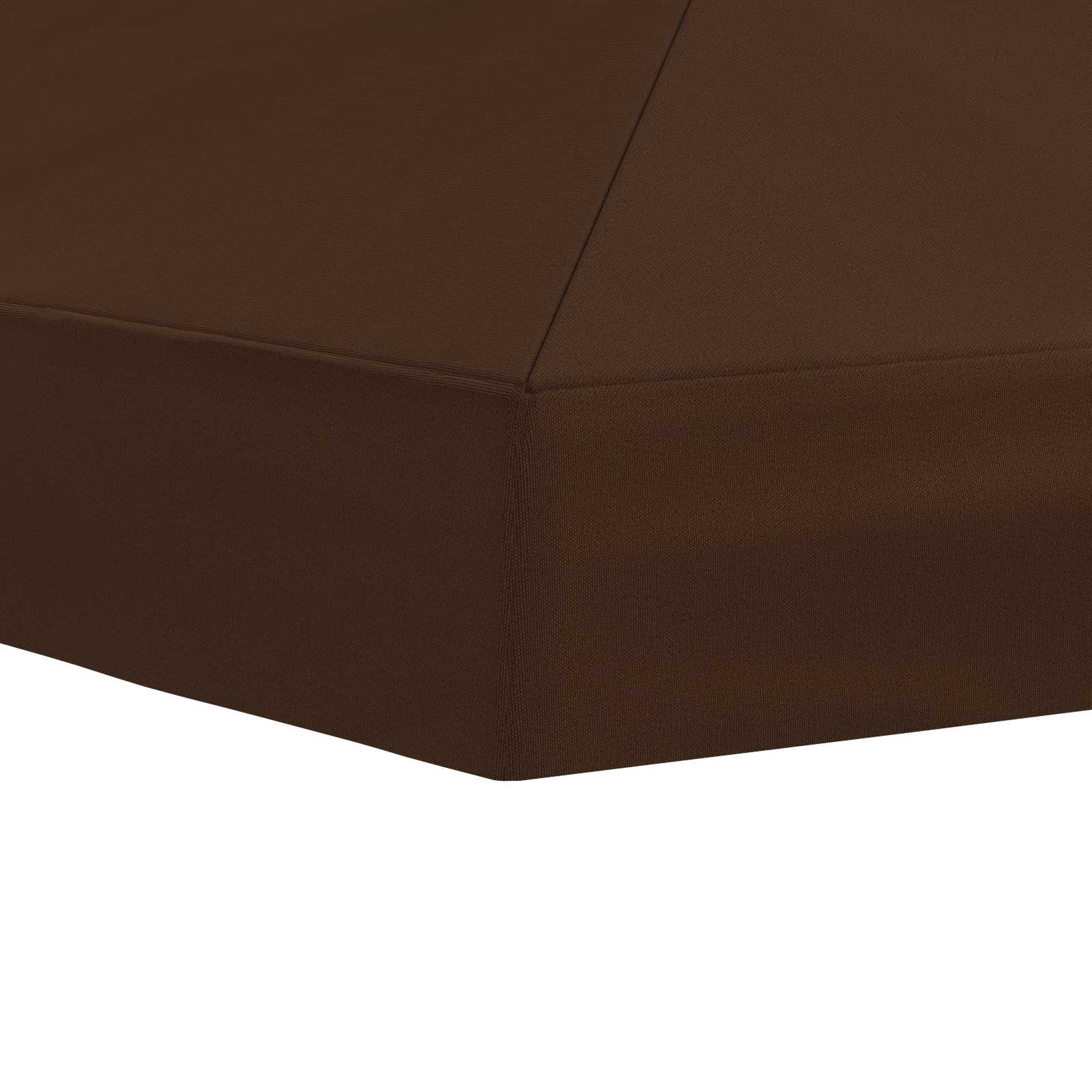 Gazebo Luifel Dekking 6 x 3 m Bruin Polyester 190 gsm
