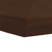 Gazebo Luifel Dekking 6 x 3 m Bruin Polyester 190 gsm