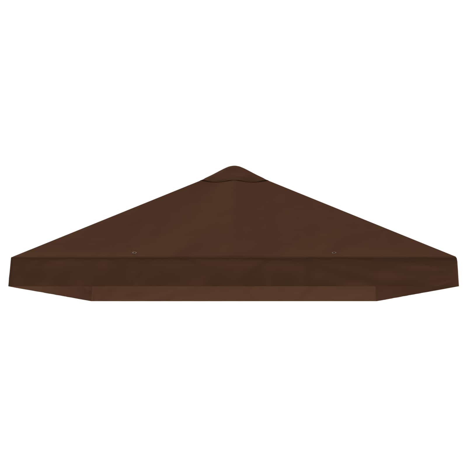 Gazebo Luifel Dekking 6 x 3 m Bruin Polyester 190 gsm