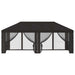 Gazebo Hoes met Zijwanden 6 x 3 m Antracietkleurig Polyester