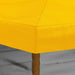 Gazebo Hoes met Zijwanden 6 x 3 m Geel Polyester 190 gsm