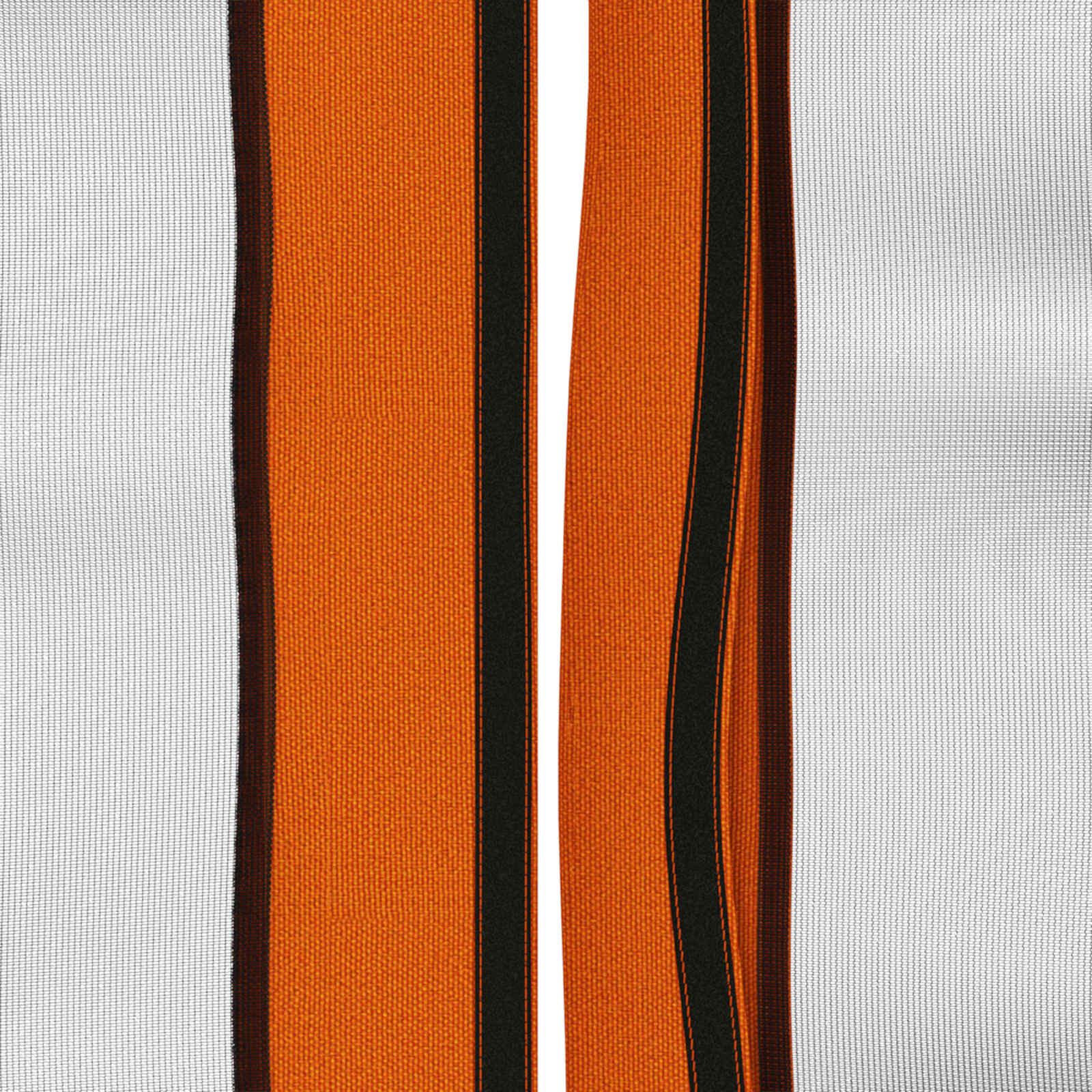 Gazebo Hoes met Zijwanden 6 x 3 m Oranje Polyester 190 gsm