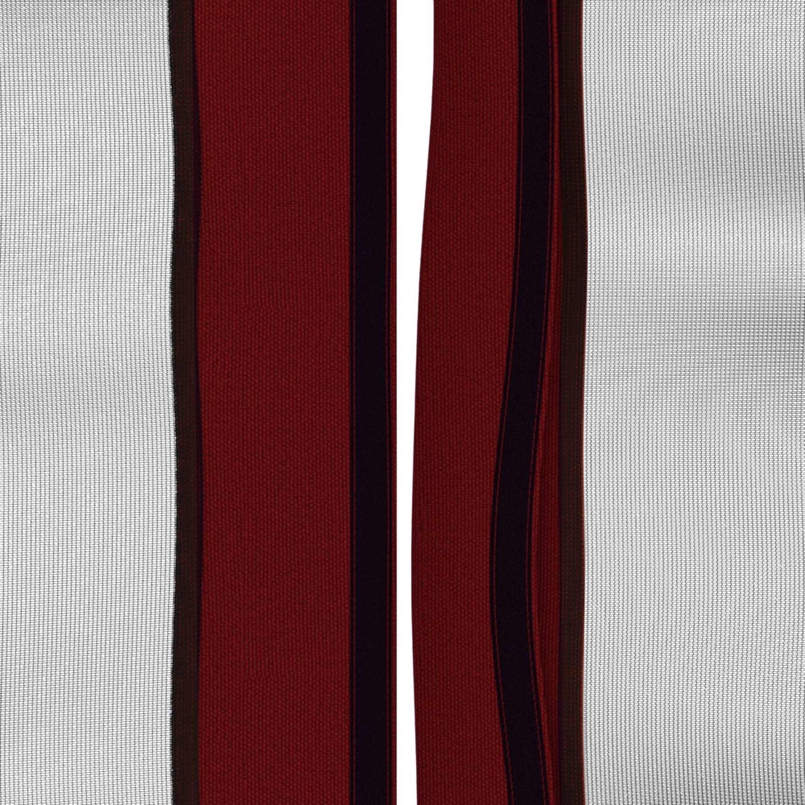 Gazebo Hoes met Zijwanden 6 x 3 m Bordeauxrood Polyester