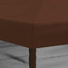 Gazebo Hoes met Zijwanden 6 x 3 m Bruin Polyester 190 gsm