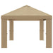 Paviljoenhoes 6 x 3 m Beige Polyester 190 gsm