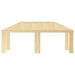 Paviljoenhoes 6 x 3 m Crèmekleurig Polyester 190 gsm