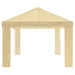 Paviljoenhoes 6 x 3 m Crèmekleurig Polyester 190 gsm