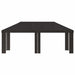Paviljoenhoes 6 x 3 m Antracietkleurig Polyester 190 gsm