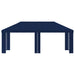 Paviljoenhoes 6 x 3 m Blauw Polyester 190 gsm