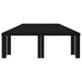 Paviljoenhoes 6 x 3 m Zwart Polyester 190 gsm