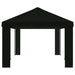 Paviljoenhoes 6 x 3 m Zwart Polyester 190 gsm