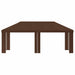 Paviljoenhoes 6 x 3 m Bruin Polyester 190 gsm