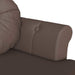 Chesterfield Bank met kussen Bruin 120,5 x 65 x 75 cm Nep Leer