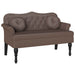 Chesterfield Bank met kussen Bruin 120,5 x 65 x 75 cm Nep Leer