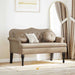 Chesterfield Bank Cappuccino 120,5 x 65 x 75 cm Nep Leer