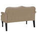 Chesterfield Bank Cappuccino 120,5 x 65 x 75 cm Nep Leer