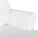 Chesterfield Bank met kussen Wit 120,5 x 65 x 75 cm Nep Leer