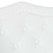 Chesterfield Bank met kussen Wit 120,5 x 65 x 75 cm Nep Leer